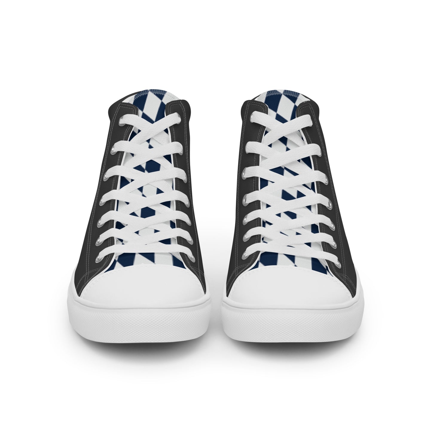 King Piece - Black Men’s high top canvas shoes