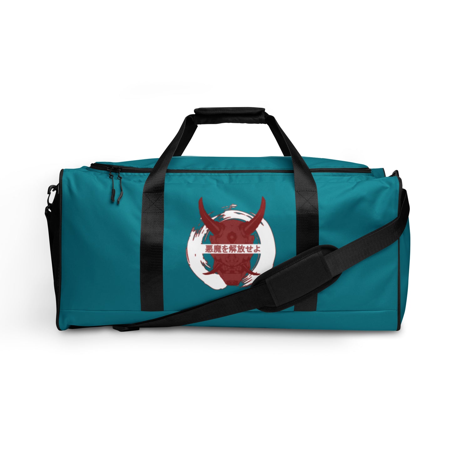 Red/Aqua Demon Duffle bag