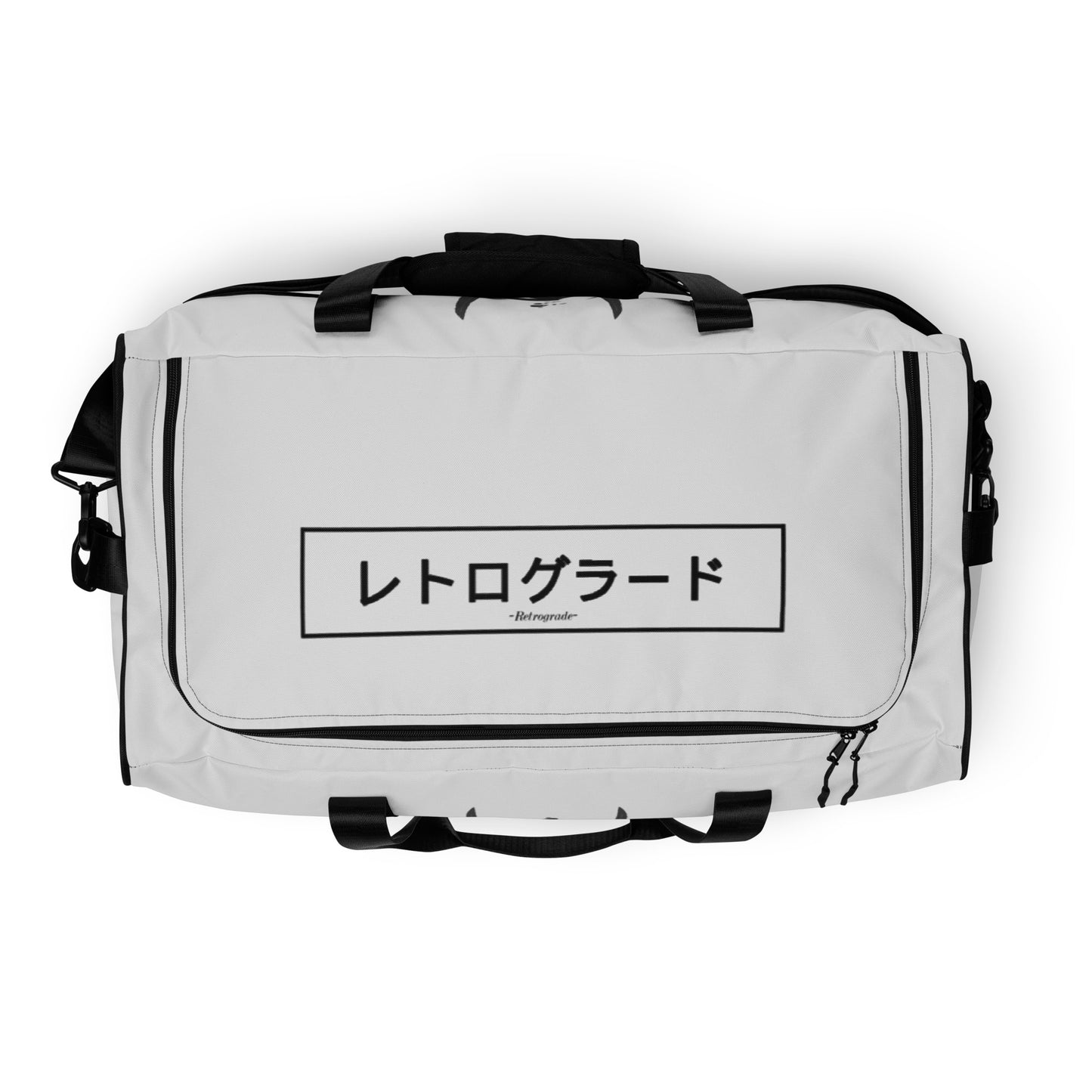 Grey/Black Demon Duffle bag