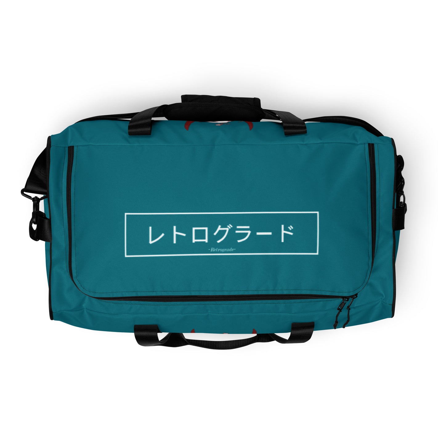 Red/Aqua Demon Duffle bag