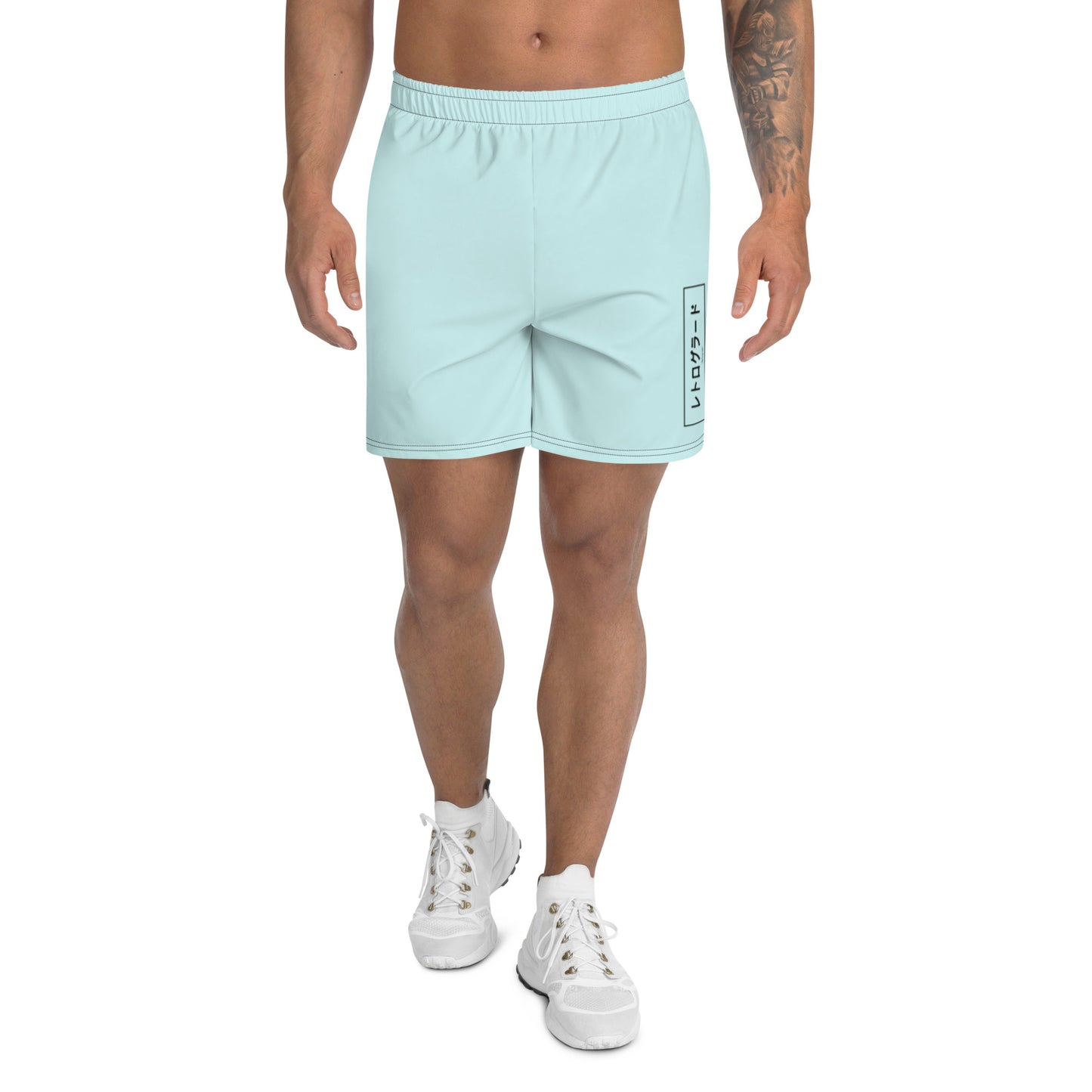 Retrograde - Blue Men's Athletic Long Shorts