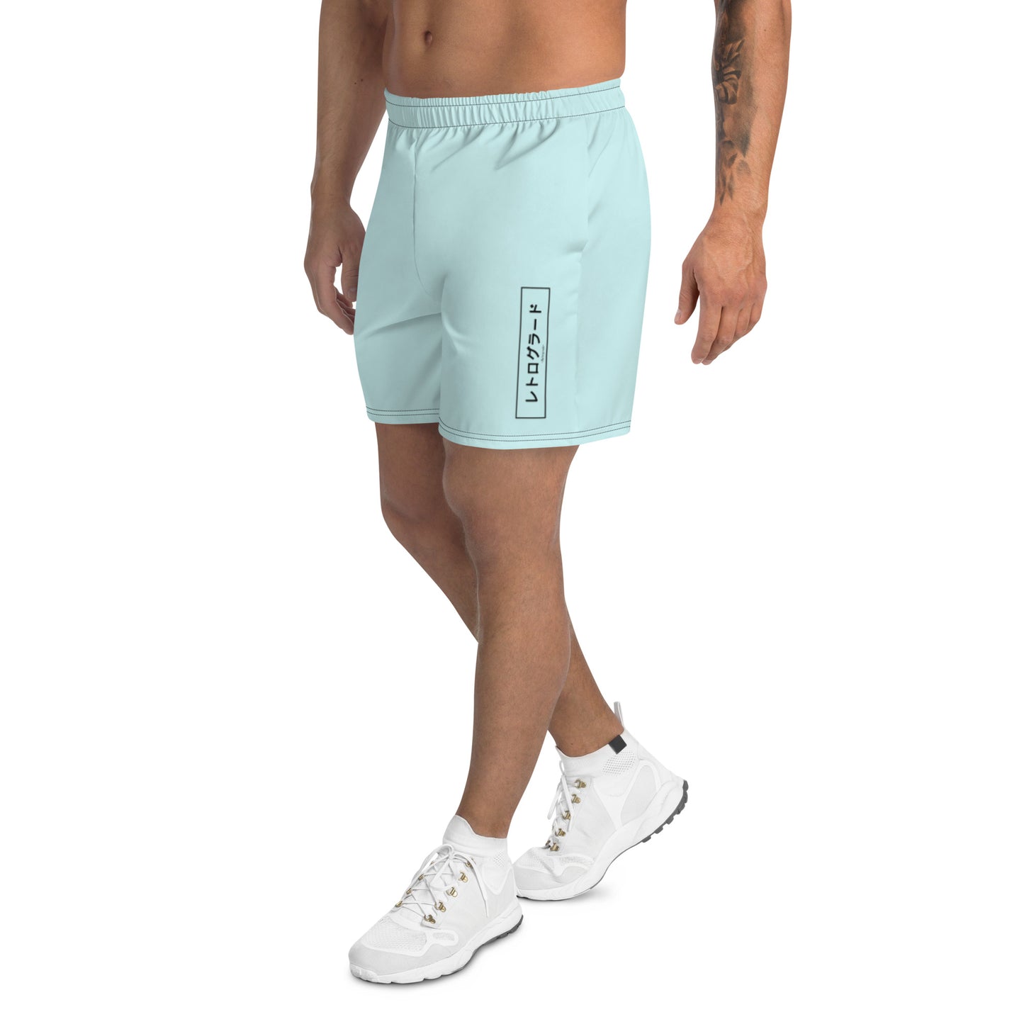 Retrograde - Blue Men's Athletic Long Shorts