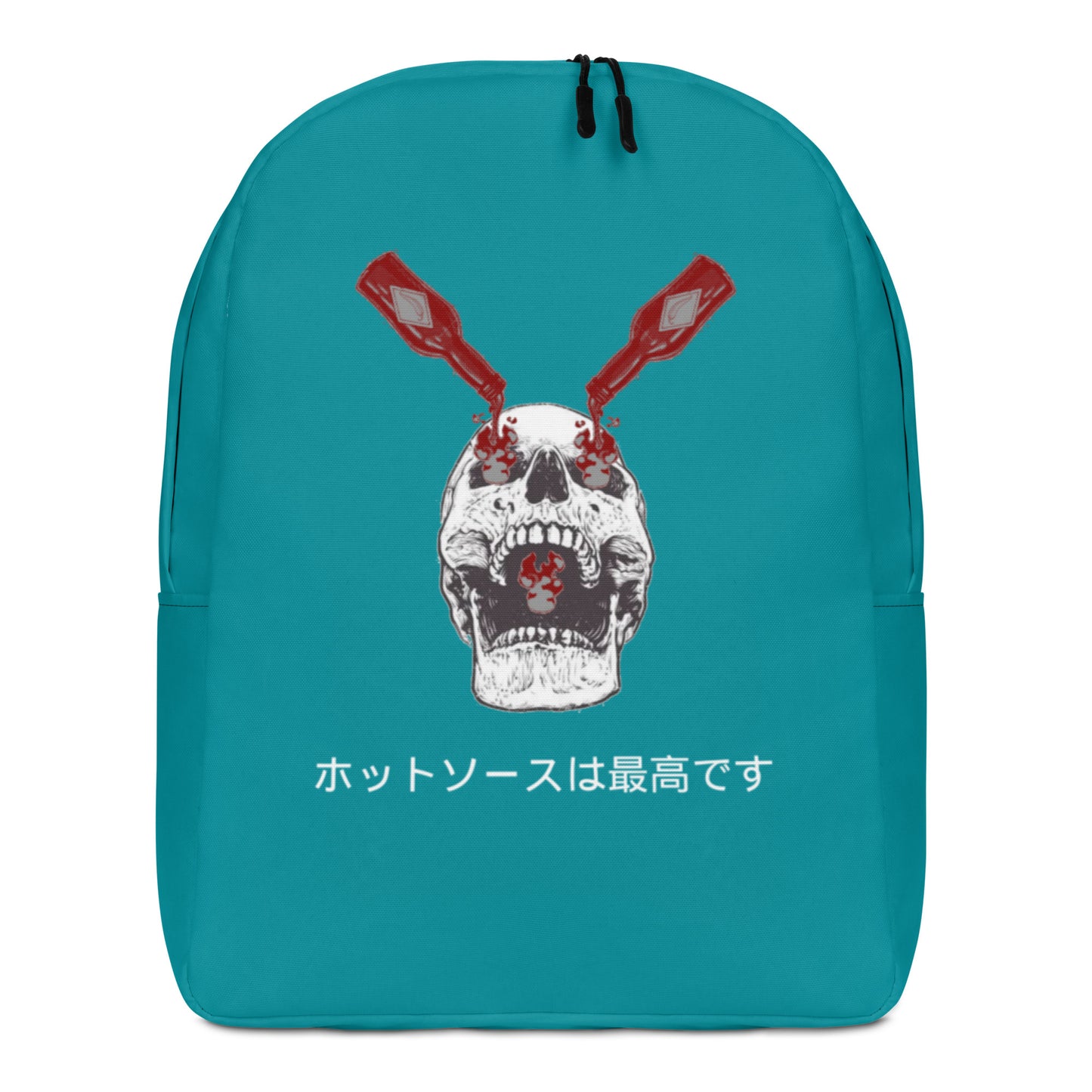 Hot Sauce - Minimalist Teal Backpack