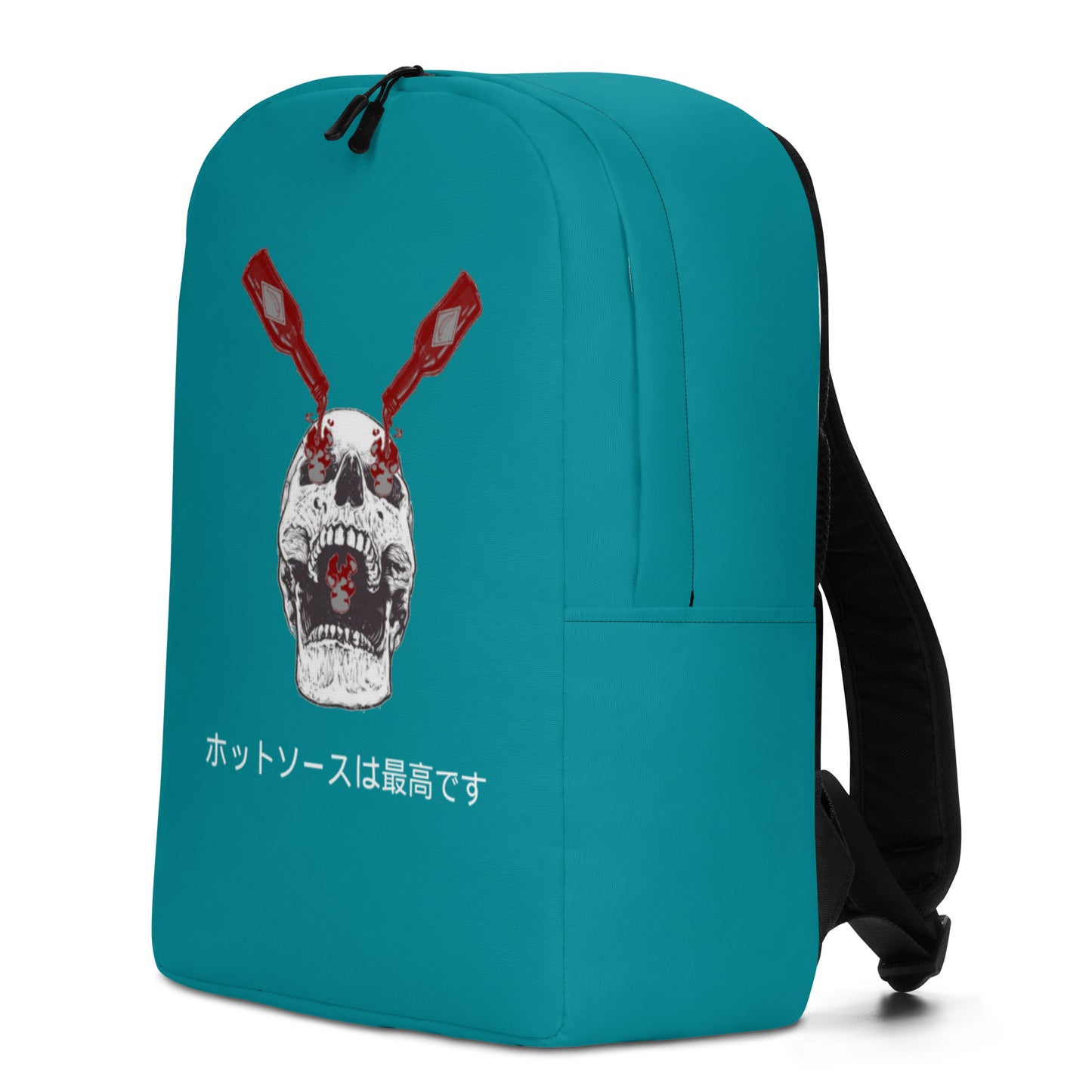 Hot Sauce - Minimalist Teal Backpack