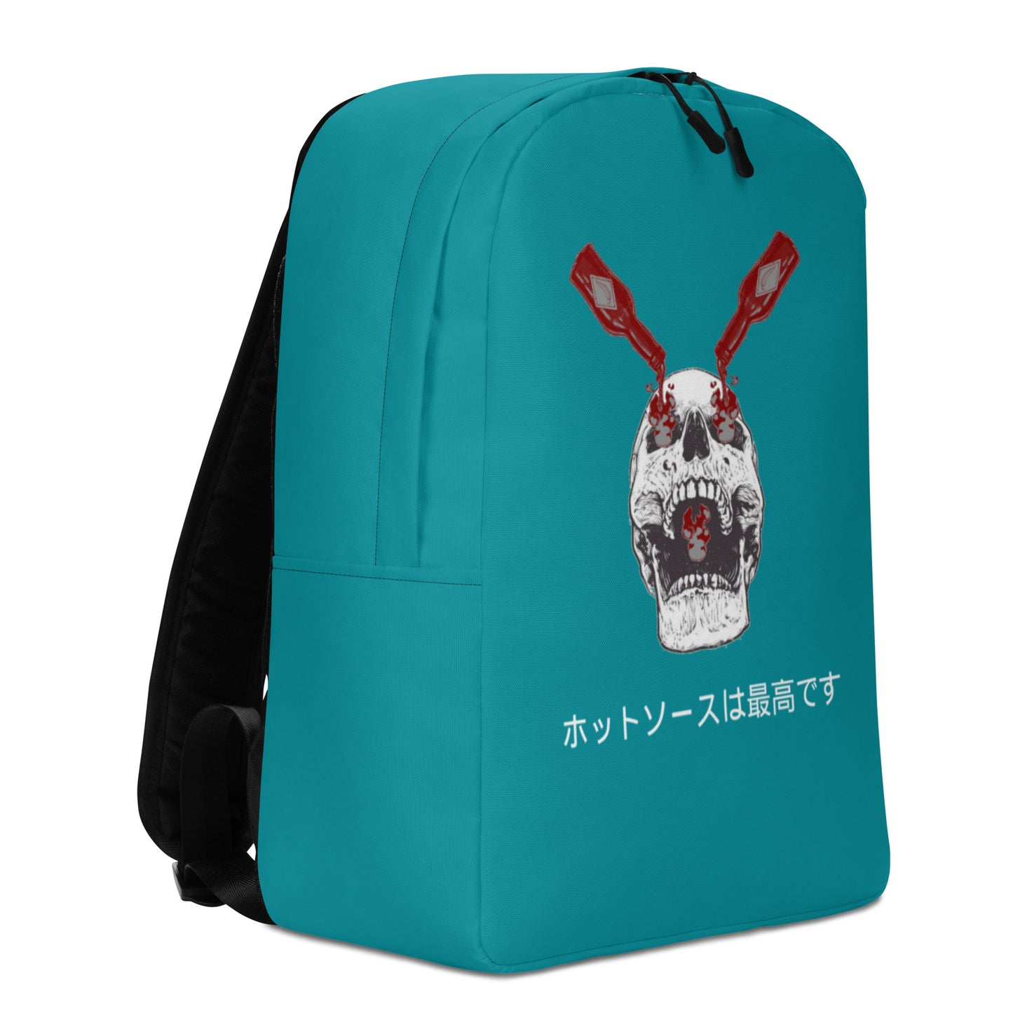 Hot Sauce - Minimalist Teal Backpack