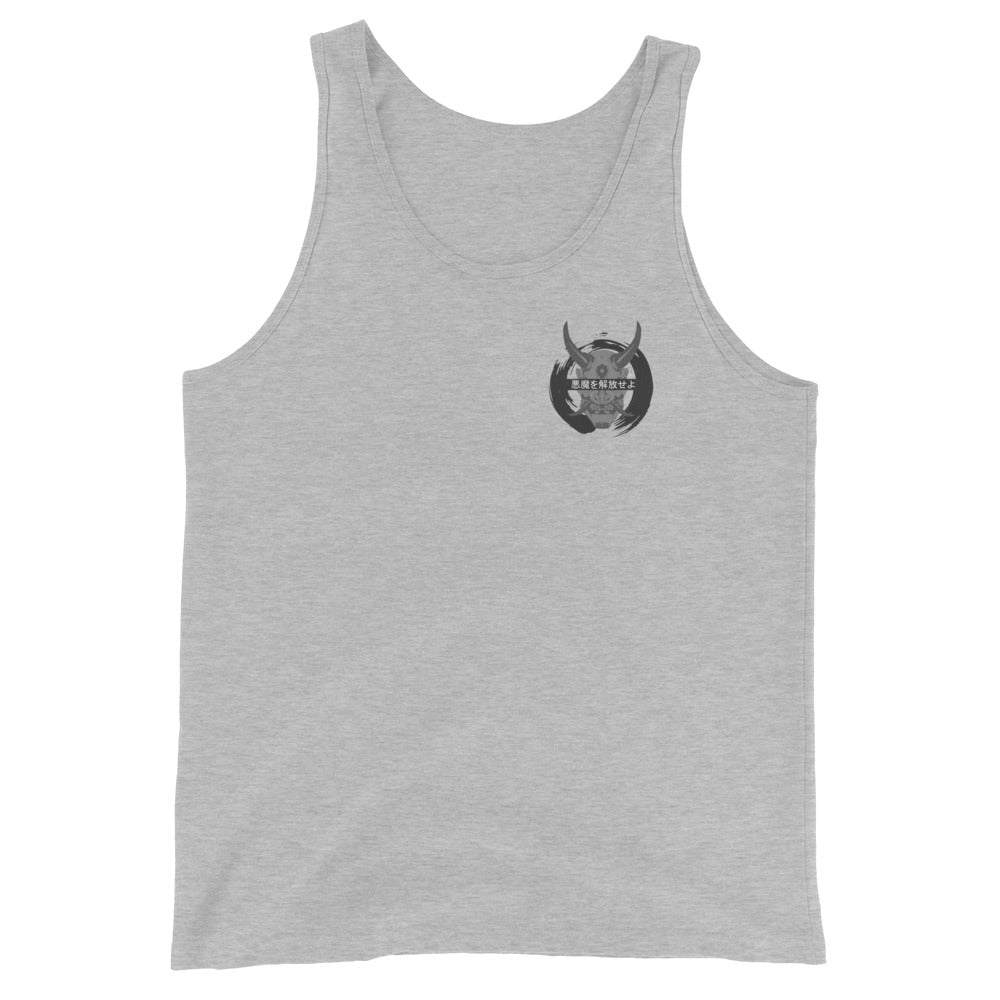 Grey/Black Demon - Unisex Tank Top