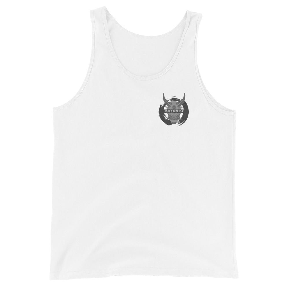 Grey/Black Demon - Unisex Tank Top