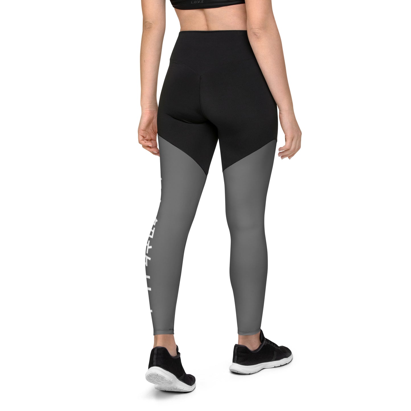 Grey Demon - Sports Leggings