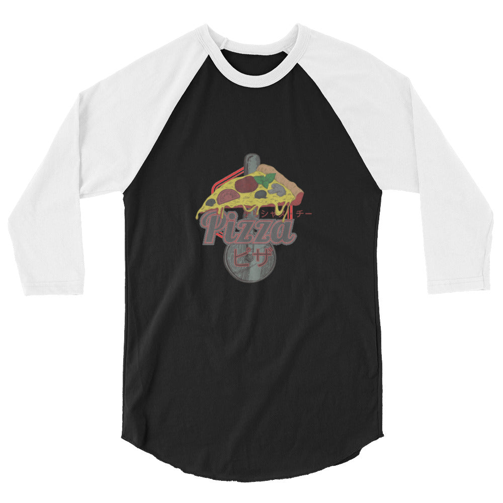 Pizza - 3/4 sleeve raglan shirt