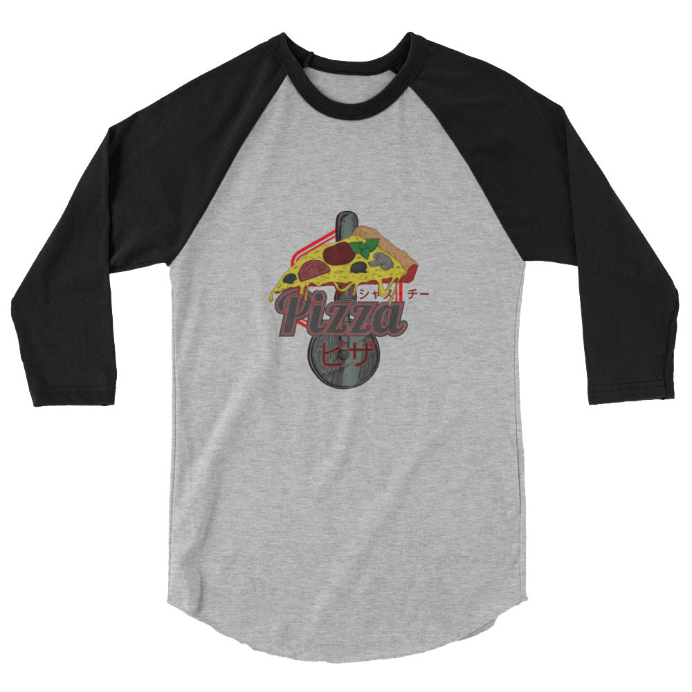 Pizza - 3/4 sleeve raglan shirt