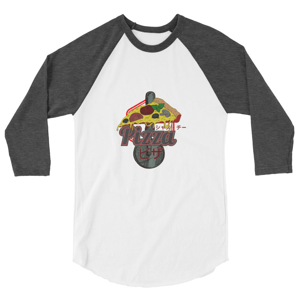 Pizza - 3/4 sleeve raglan shirt