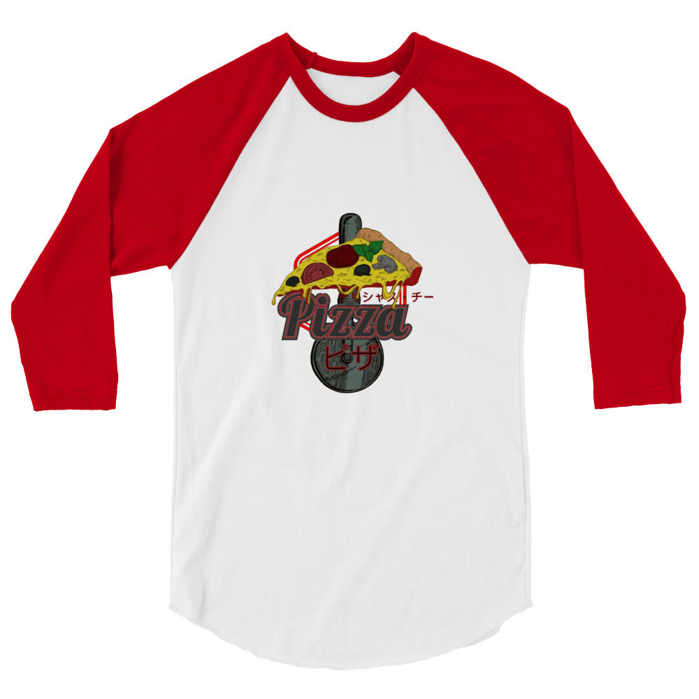 Pizza - 3/4 sleeve raglan shirt