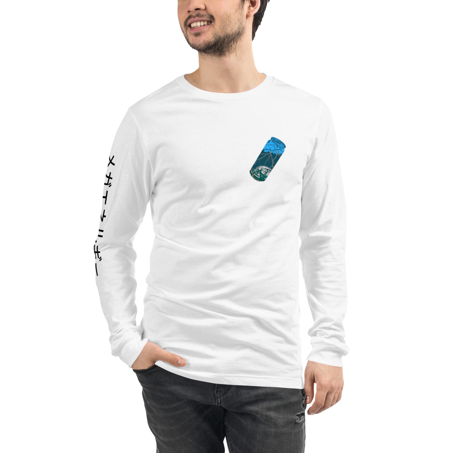 Blue NRG - White Unisex Long Sleeve Tee