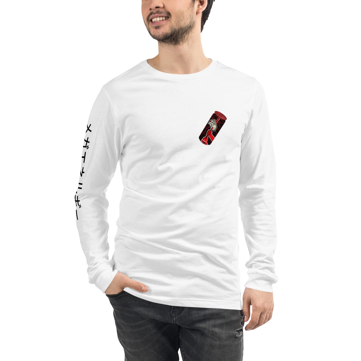 Red NRG - White Unisex Long Sleeve Tee