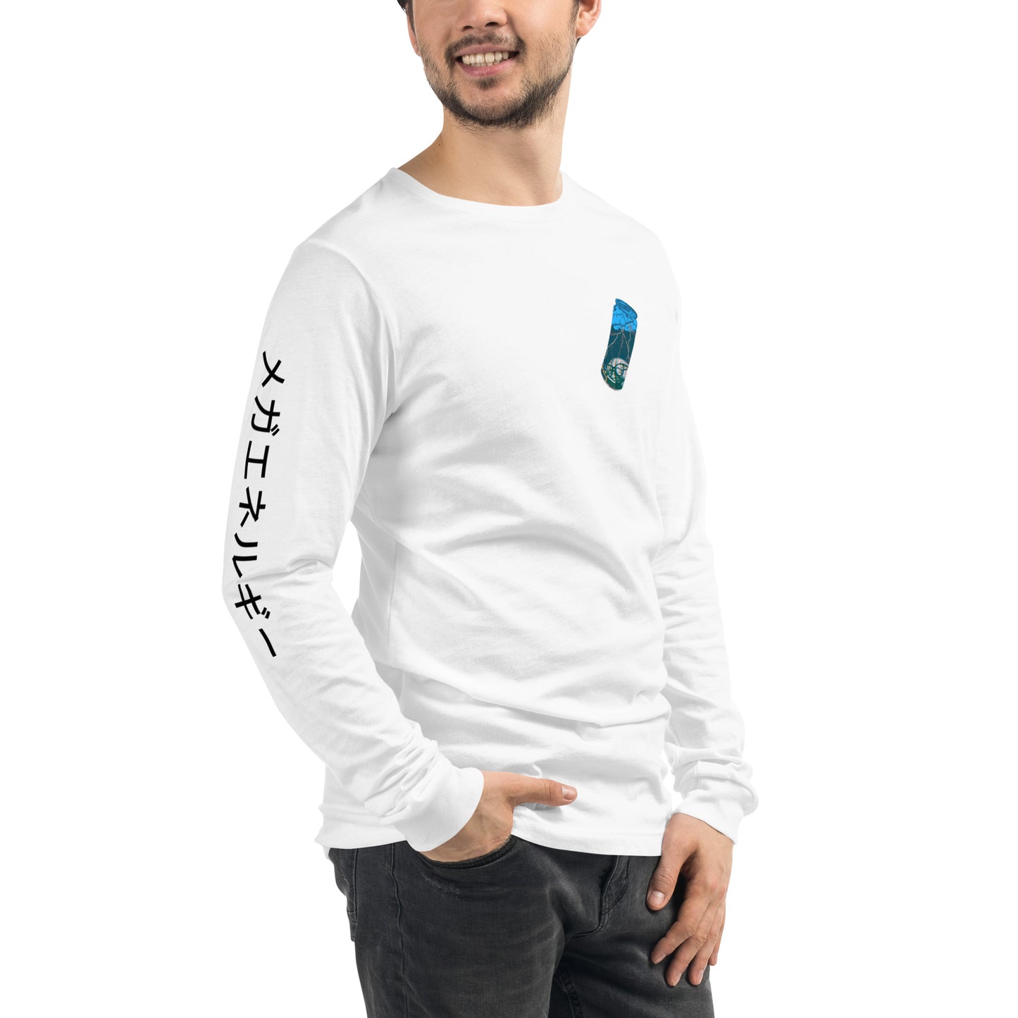 Blue NRG - White Unisex Long Sleeve Tee