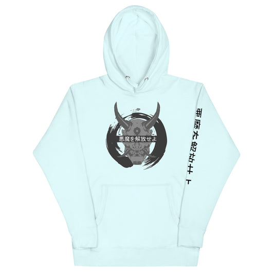 Grey/Black Demon - Unisex Hoodie