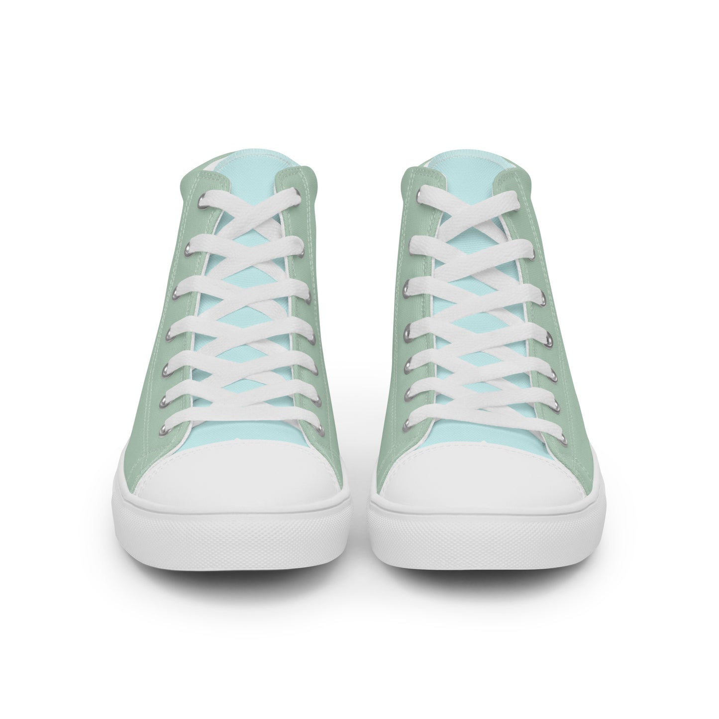 Pizza - Greens Women’s high top canvas shoes